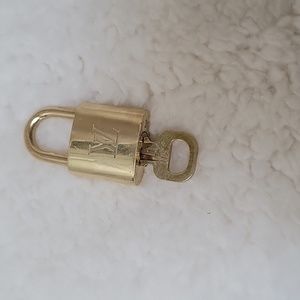 Louis Vuitton #311 Gold Brass Lock and Key